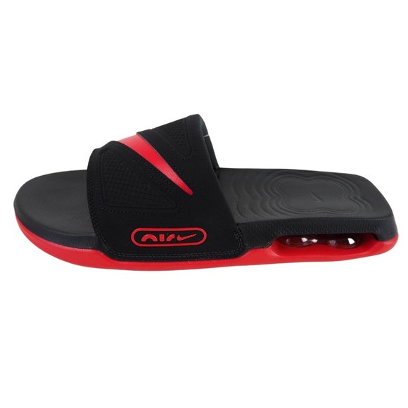 Nike Other - Nike Air Max Cirro Slide DC1460 002 Black Red Sport Athletic Sandal Mens